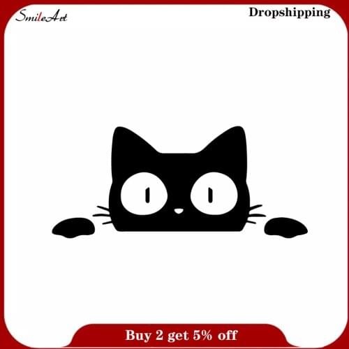 3D Cat Wall Stickers Personalized Creative Waterproof Wall Decals Home Decoration Accessories