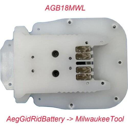 L1830R Adapter ARB18MWL Converter Use AEG RIDGID Li-ion Battery on Milwaukee18V M18 Lithium Electric Power Tool