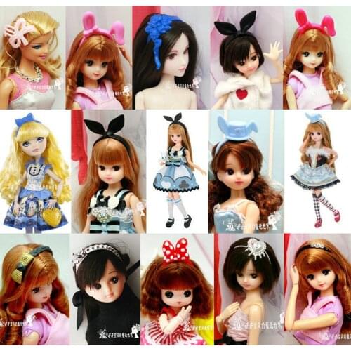 Doll of girl accessories boots shoes licca blyth about 30cm doll gift for girl BAG glasses headwear headset dongcheng