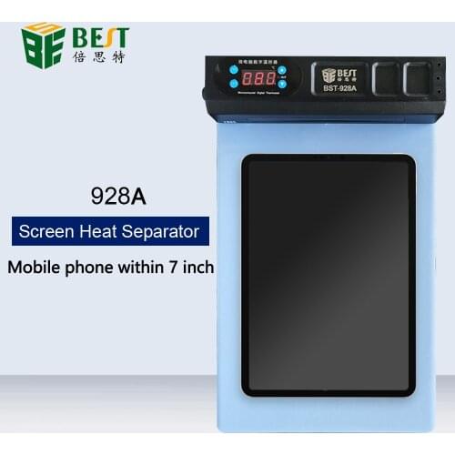BST-928A 350W LCD Screen Heating Separator For Tablet Phone Screen Repair Separation With Screw Placement Hole Soft Material