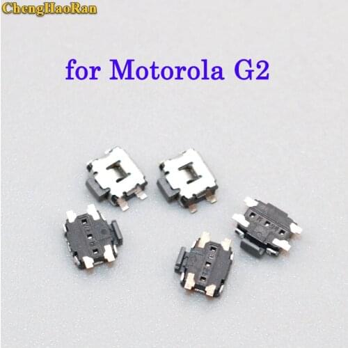 ChengHaoRan 5-10pcs New Power On Off Switch / micro switch Button repair replacement parts for Motorola MOTO G2 XT1077 XT1079