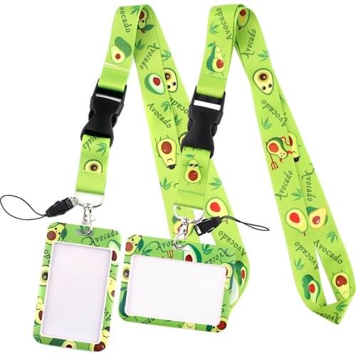 DZ1359 New Avocado Lanyards for Key Neck Strap lanyard card ID Holder Gym Key Chain Key Holder DIY Hang Rope Key Rings Fashion
