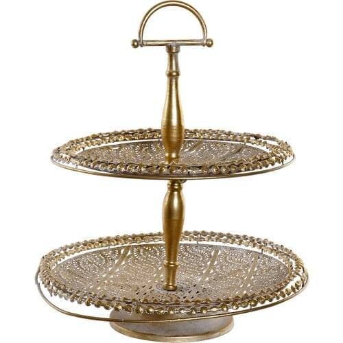 Fruit Bowl DKD Home Decor Golden Metal (38 x 43 cm)