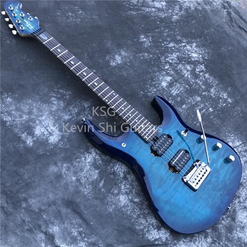 Ernie ball Music man Jp6 Guitar Lake Blue Music Man JP6 electric guitar John Petrucci signature Free Shipping Guitar
