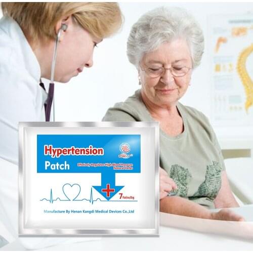 KONGDY Hypertension Patch 14Pcs New Arrival Reduce High Blood Pressure Chinese Medical Plaster Clean Blood Vessel No Side Effect