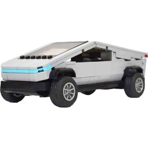 MOC Futuristic Design Off-Road Racer Car Building Blocks Bricks Racing Model Vehicle DIY Assemble Toys Children Birthday Gifts