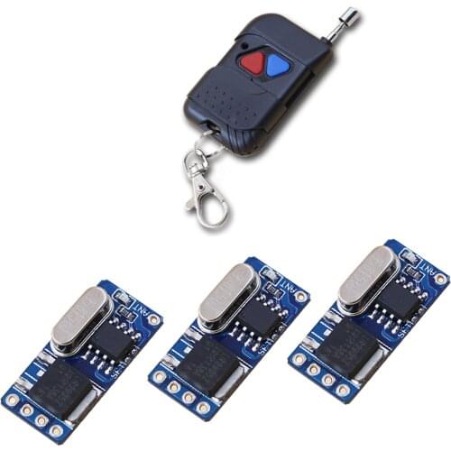 2017 Mini DC3.5V-12V Wireless Auto Remote Control Adjustable Frequency 315MHz Garage Learning Code with Small Receiver New