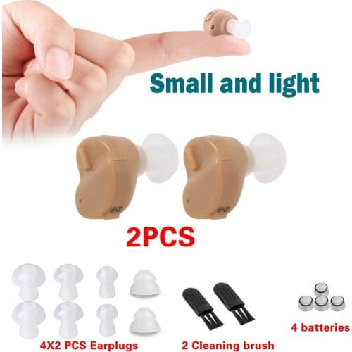 The Elderly Cic Mini Hearing Amplifier With Intelligent Noise Reduction Is Suitable For Mild To Severe Hearing Loss And Tinnitus