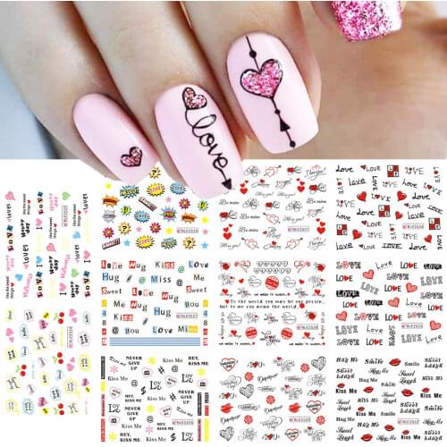 12 Design Nail Sticker Set Flowers Maple Leaf Leopard Print Nail Art Water Transfer Decal Slider Floral Leaf Manicure Decoration