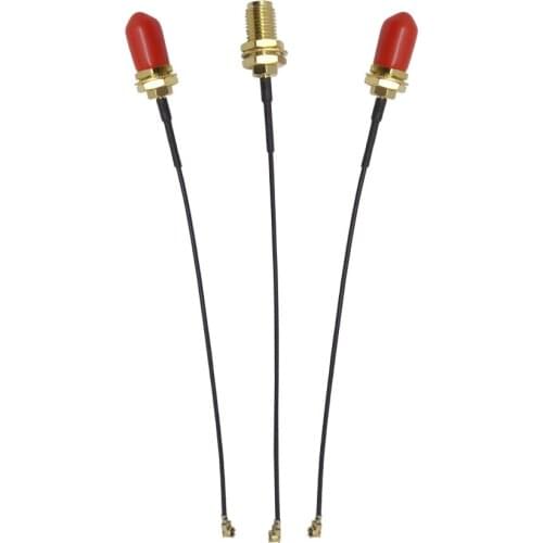 NiceRF 10 pcs Female SMA to IPX1 with 10CM Cable SMA Extension Coaxial Cord Free Shipping Pigtail: U.FL to SMA Female Bulk