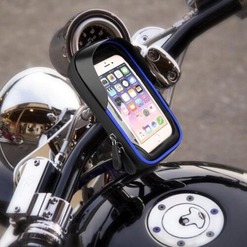 New Motorcycle Phone Holder Bicycle Waterproof Case Bike Phone Bag For iPhone For Samsung Mobile Phone Stand Navigation Bracket