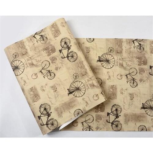 Beibehang wallpaper Retro nostalgic 3d wallpaper bike photo wallpaper home decor clothing store cafe restaurant wallpaper 3d