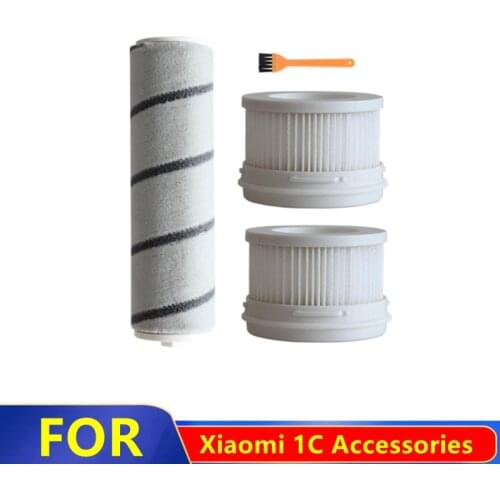 NEW Roller Brush Hepa Filter Replacement of Parts For Xiaomi Mijia 1C Handheld Wireless Vacuum Cleaner Accessories