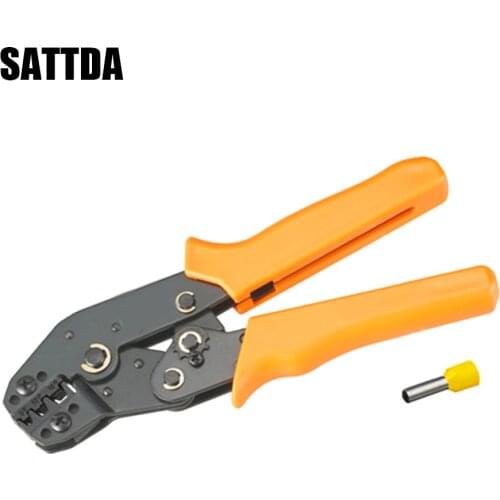 SN-16WF mini european style crimping pliers for insulated and non- insulated ferrules 6-16mm multitool