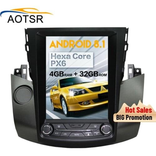 Tesla style Car Multimedia Player For Toyota RAV4 RAV 4 2003-2009 car amdroid screen GPS navi Video Radio Audio stereo Head Unit