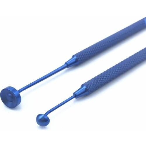 2pcs/set Titanium caro/avalos flap smoother ophthalmic eye instrument