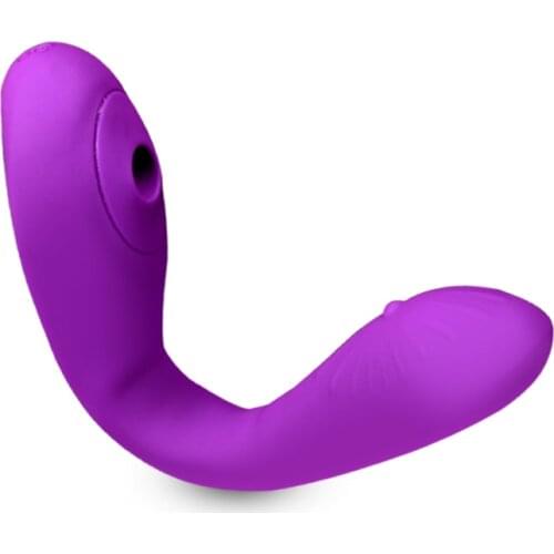 Free Bend Vagina Sucking Vibrator for Female Double Vibration 10 speed G Spot Suction Clitoris Stimulate Sex Toys for Women Shop