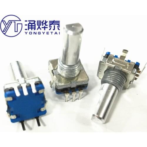 YYT 2PCS EC11-type rotary switch left and right rotary encoder switch with a rotary switch rotary axis 18MM