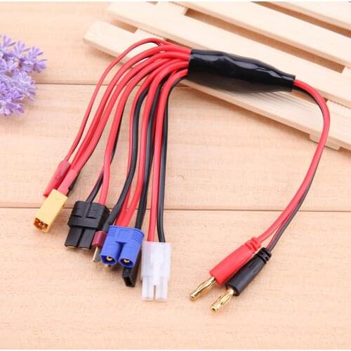 8 in 1 Lipo Battery Charger Multi Charging Plug Convert Cable RC Quadcopter Car Drones Spare Parts for IMAX B6 Balance
