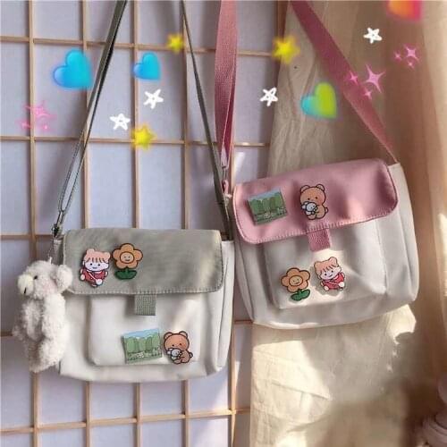 Women Shoulder Bags Girl Canvas Bag Shoulder Bag Tote Handbags Bolso Mujer