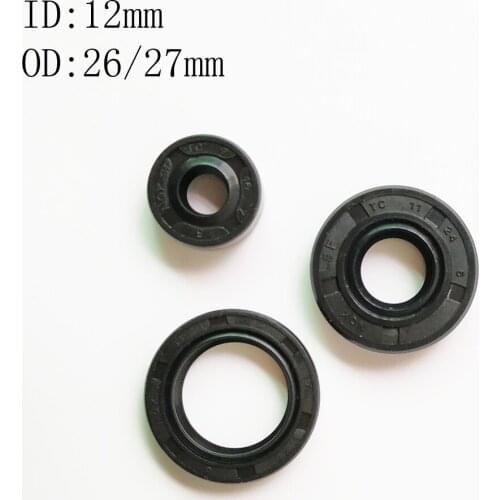 1PCS 12X26X5 12X26X7 12X26X8 12X27X7MMNBR Shaft Skeleton Oil Seal TC Nitrile Rubber Ring Gasket