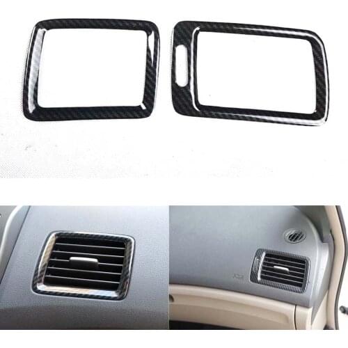 2Pcs/set Car Dashboard Side Air Vent Frame Trim Styling For Honda Civic 8th 2004-2009 Interior Auto Accessories