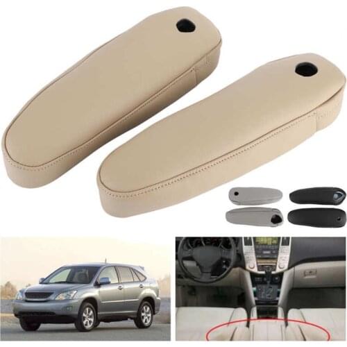 2Pcs Car Seat Armrest Synthetic Leather Cover for Lexus RX 300 330 350 2003 2004 2005 2006 2007 2008 2009