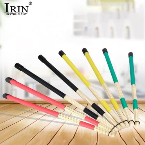 2 pcs Professional Bamboo Country Jazz Ballad Percussion Drum Brushes Bundle Drum Sticks