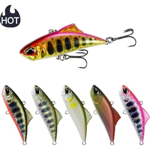 2021Hot New Vibrator Fish Lure Artificial Bait Tackle Goods Fishing Lures For Pike Accessories Double Hooks Sea Carp Wobblers