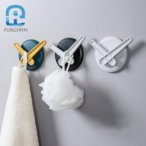 3pcs Key Holder Wall Hanger Decorative Space Saving Easy Install Coat Hanger Storage Rack Bathroom Accessories