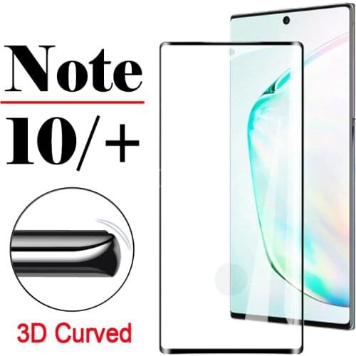 3D Curved Protection Film For Samsung Galaxy Note 10 Plus Pro note10+ Tempered Glass Screen Protector sansung10 10plus Not 10pro
