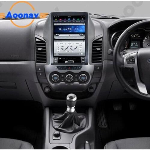 AOONAV 12.1 inch car DVD player vertical screen GPS navigation for Ford Ranger 2011-2012/F250 car GPS radio multimedia player