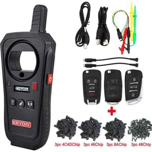 KEYDIY KD-X2 Car Key Garage Door Remote kd x2 Generater/Chip Reader/Frequency with ZB15 or 24pcs Key Blade 8A 4C/4D 46 48 Chip
