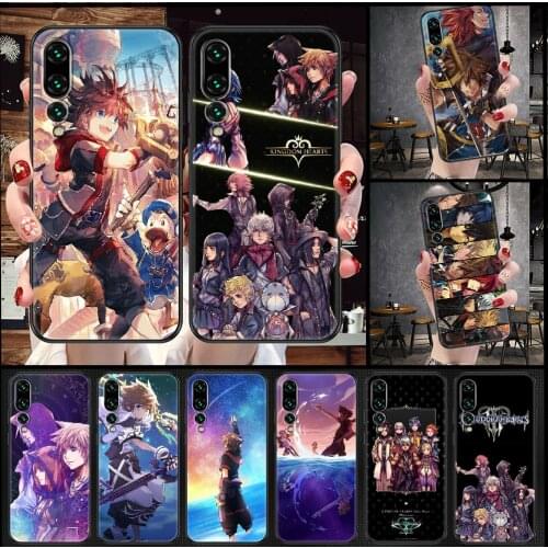 Kingdom Hearts Phone case For Huawei P Mate P10 P20 P30 P40 10 20 Smart Z Pro Lite 2019 black 3D bumper pretty coque soft