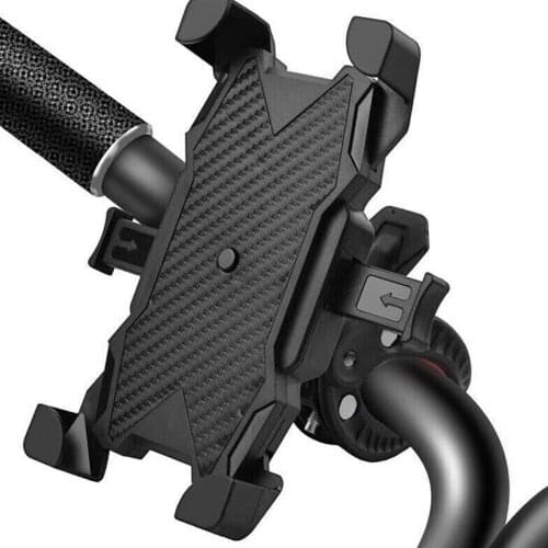 Bicycle Phone Holder Stand Portable Mount Clip Bracket Universal Motorcycle Bike Handlebar Mount Cell Phone GPS Holder