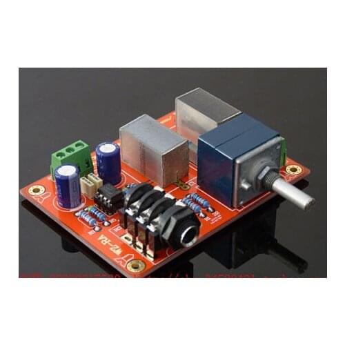 WZ-RA DIY Assembled headphone board power AMP base on RA1 with 27 Potentiometer