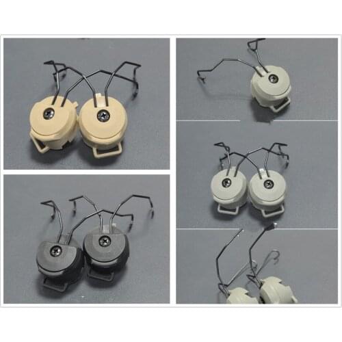 FMA Peltor SORDIN climbing Headset Ops-Core airsoft Helmet ARC Rail Adapter mount 2pcs per set BLACK DE FG Helmet accessories