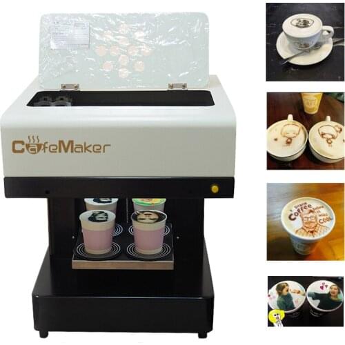 Coffee Printer Automatic Cake Printer Chocolate Selfie Priter coffee Printing machine for Cappuccino Biscuits with tablet