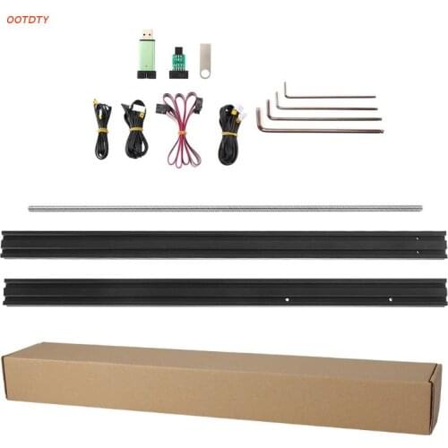 Z-Axis Upgrade Kit with 2pcs 55cm Aluminum Frame Lead Screw Enlarging 15cm Printing Space for Ender 3/Ender 3 Pro