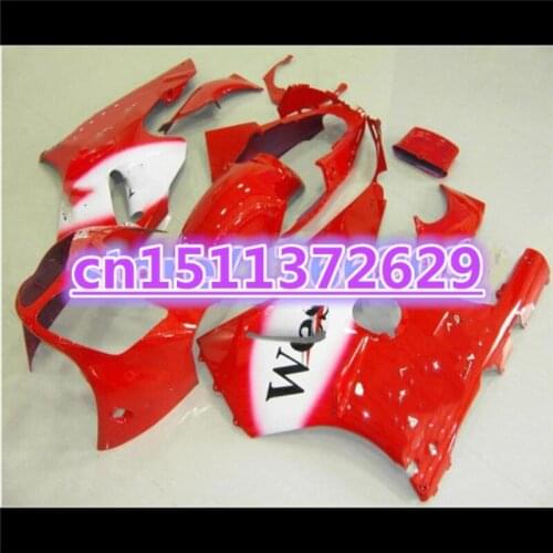 Hot Sales Motorcycle Fairings ZX-12R 00-01 ZX 12R 2000 2001 For Kawasaki Ninja ZX12R 2000-2001 racing parts red white