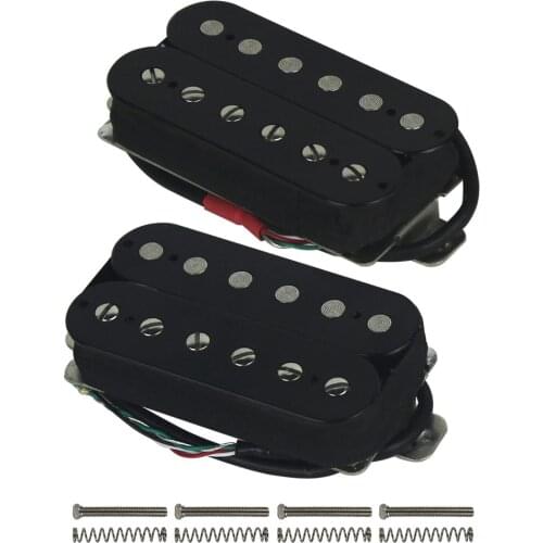 NEW Set of Neck Bridge Alnico 5 Guitar Humbucker Pickup Double Coil Pickup High Output,Zebra/Black/White Colors Choose