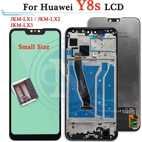 OLED LCD For Huawei Y8s LCD Display Touch Panel Screen Digitizer Assembly with frame For Huawei Y8S JKM-LX1 JKM-LX2 LCD