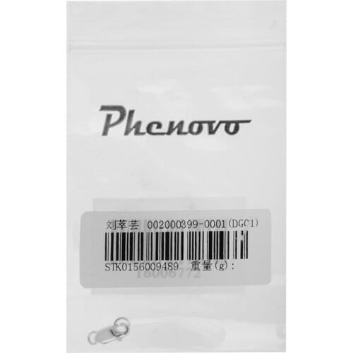 Phenovo Double Rings 925 Sterling Silver Lobster Clasp Jewelry Joiner Crafts