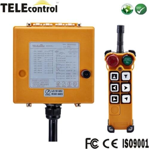 Telecontrol F26-C1 Multi speed industrial remote control for electronic hoist mobile equipment with 1 transmitter and 1 recei
