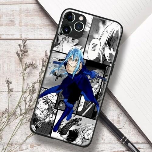 Rimuru Tempest Tensei Shitara anime Soft TPU Glass Phone Case for IPhone SE 6s 7 8 Plus X Xr Xs 11 12 Mini Pro Max Samsung