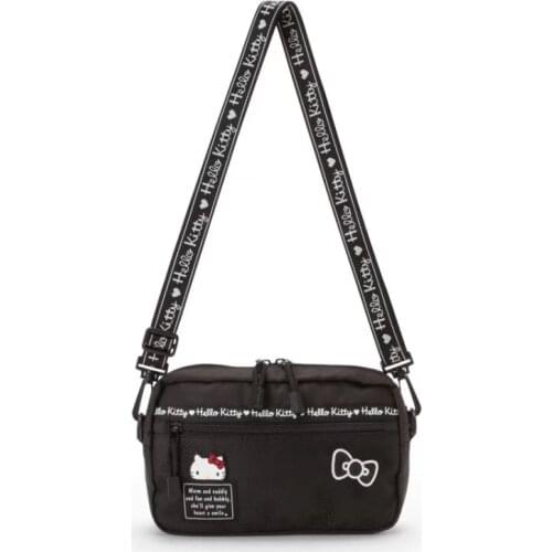 Sanrio Hello Kitty Messenger Bag Girls Fashion Melody Shoulder Bag Cute Canvas Shopping Bag