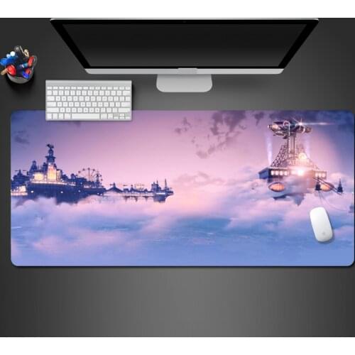 Modern Creative High Quality Rubber Mouse Pad Unique Style Customized Cool Scenery Selling Anti-Skid Computer Office Mats