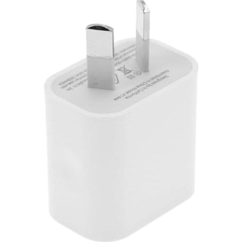 ALLOET AU Plug Dual USB Ports Mobile Phone Charger Fast Charging 5V 2A Output Power Adapter Travel Wall Plug For iPhone Xiaomi