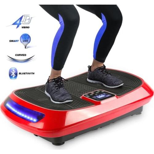 4D Fitness Exercise Vibration Plate Home Body Slimming Machine For Rejection Of Fat Muscle Stimulator Gym Equipment EU Plug HWC
