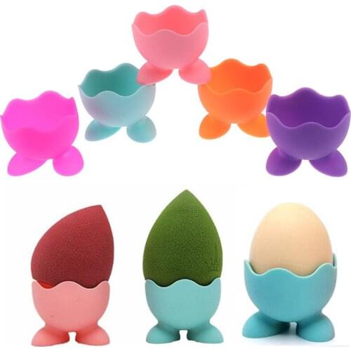 1pcs Egg Powder Puff Bracket Hold Beauty Makeup sponge Holders For Women Powder Puff Rack travel Make up Accessori